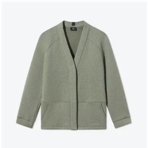 Lahgo Lunya Restore Double Faced Cardigan in Humble Green Size Large Men